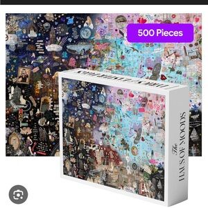 Taylor Swift 500 Piece Puzzle Lyrics & Easter Eggs- The Haus of Moods